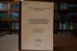 Erhebungen zu den Bedingungen der Aufzucht engl...