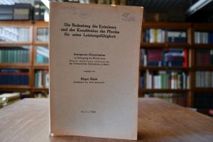 Die Bedeutung des Exterieurs und der Konstituti...