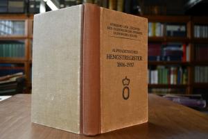 Alphabetisches Hengstregister 1806-1937.