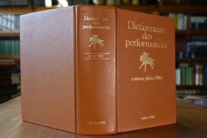 Dictionnaire des performances courses plates 1980.
