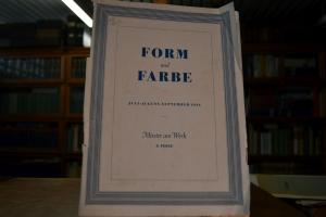Form und Farbe Juli-August-September 1941.