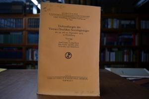 Verhandlungen des Vierten Deutschen Soziologent...