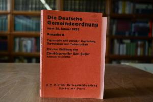 Die Deutsche Gemeindeordnung vom 30. Januar 193...