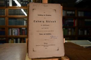 Die Enthüllung des Standbildes von Ludwig Uhlan...