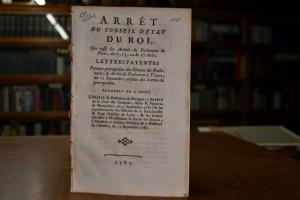 Arret du Conseil d`Etat du Roi, Qui casse les A...