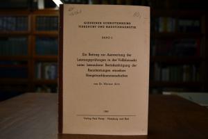 Ein Beitrag zur Auswertung der Leistungsprüfung...