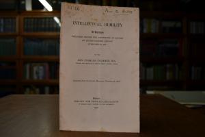 Intellectual Humility. A Sermon preached before...