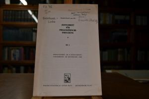 Die Philosophie Franz Brentanos.