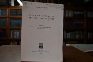 Sulla Universalita del Pensiero di Dante.