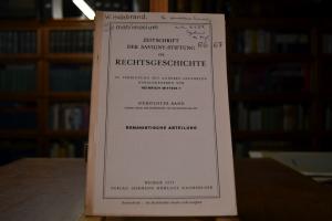 Ein Beitrag zur Problematik -matrimonium und mos-