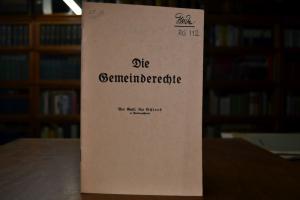 Die Gemeinderechte.