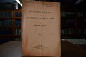 Die statistischen Unterlagen der österreichisch...