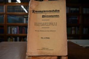 Konsumgenossenschaften und Mittelstandspolitiker.