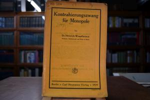Kontrahierungszwang für Monopole.