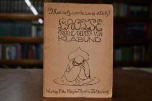 Mensch werde wesentlich! Laotse Sprüche, Deutsc...