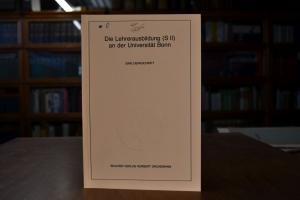 Die Lehrerausbildung (S II) an der Universität ...