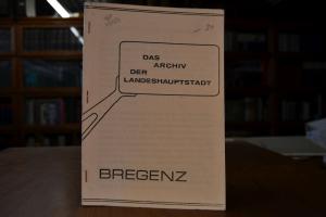 Das Archiv der Landeshauptstadt Bregenz.