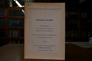 Bekenntnis zu Preußen. Festvortrag zum Gedenken...