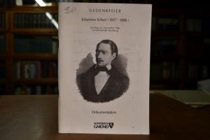Gedenkfeier Johannes Scherr (1817-1886). Samsta...