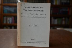 Deutsch-russisches Taschenwörterbuch für das Ve...