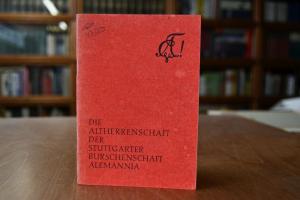 Die Altherrenschaft der Stuttgarter Burschensch...
