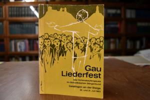 Festbuch zum Gau-Liederfest am Samstag, 20., un...