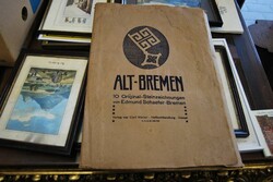 Alt-Bremen. 10 Original-Steinzeichnungen (vorha...