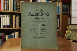 Zwölf Lieder Karl Geroks für eine Singstimme mi...