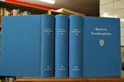 Bayerische Verwaltungsblätter. Zeitschrift für ...