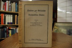 Studien zur Geschichte des Reichsstiftes Salem....