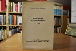 Kleine Beiträge zur Geschichte Ansbachs.