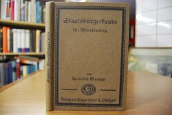 Staatsbürgerkunde für Württemberg.