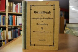 Grundbuch der Evangelischen Volksschule in Würt...