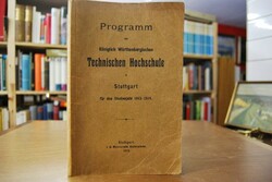 Programm der Königlichen Württembergischen Tech...