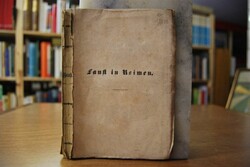 Die Geschichte vom Dr. Faust in Reimen. Nach de...