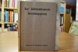 Das Württembergische Besoldungsgesetz
