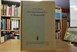 Der angemessene Preis im Baugewerbe. Ein Beitra...