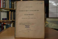 Programm des Königlichen Gymnasiums in Tübingen...