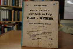 Schulbericht Karlsgymnasium Heilbronn 1853.