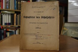 Einladungsschrift der den 11. September 1872 st...