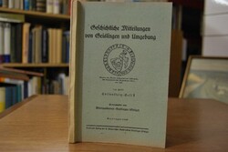 Geschichtliche Mitteilungen von Geislingen und ...