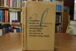 Die Schwäbischen Gedichte des Sebastian Blau.