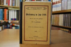 Württemberg im Jahr 1800. AUf das Jahr 1900 ges...