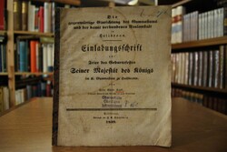 Die gegenwärtige Einrichtung des Gymnasiums und...