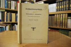 Ortschaftsverzeichnis von Württemberg u. Hohenz...