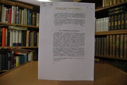 Fotokopie des Aufsatzes "Zum `Handschriften-Cen...