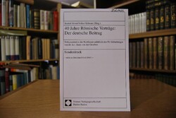 Sonderdruck des Aufsatzes "Das Konzept des Geme...