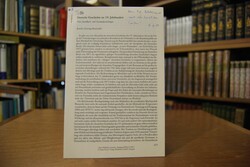 Sonderdruck des Aufsatzes "Deutsche Geschichte ...