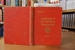 Liederbuch des Deutschen Sängerbundes. Band II,...