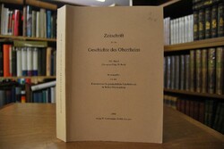 Zeitschrift für die Geschichte des Oberrheins. ...